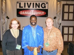 Joey & Angela Nicholson with JeanPaul Samputu